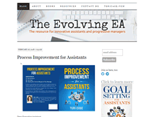 Tablet Screenshot of evolvingea.com